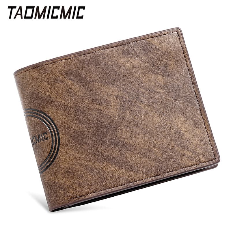 Casual embossed money clip men's wallet foreign trade PU leather short three-piece set national fashion wallet wealth cloth