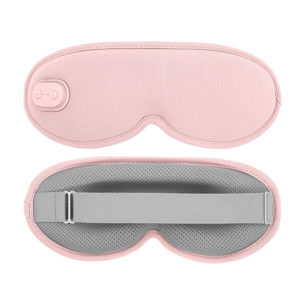 Custom 3D Eye Mask, Dual-Use Sleep and Hot Compress Eye Massager, Adjustable Temperature Steam Heating for Eye Fatigue