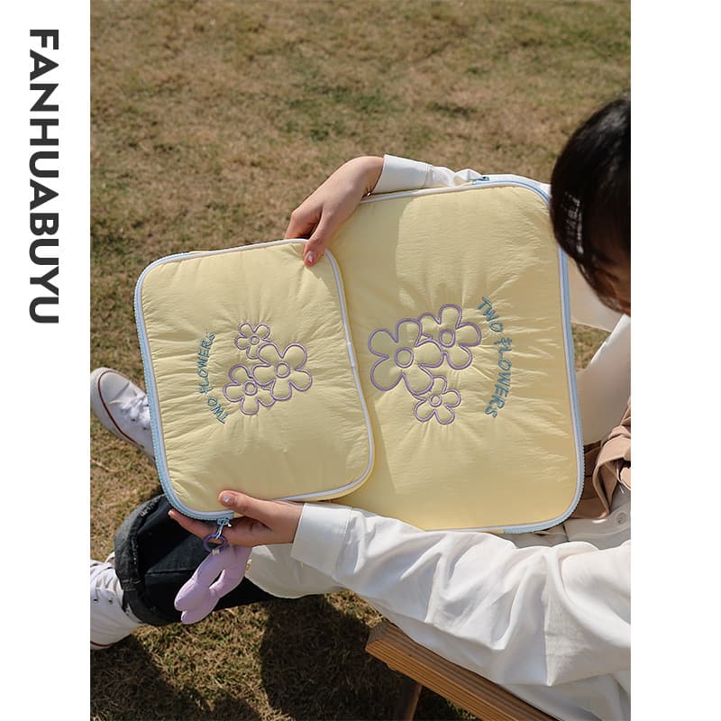 New Laptop Sleeve Bag for Women 11 inch 13 inch Inner Case High Appearance iPad Protective Storage Tablet Bag