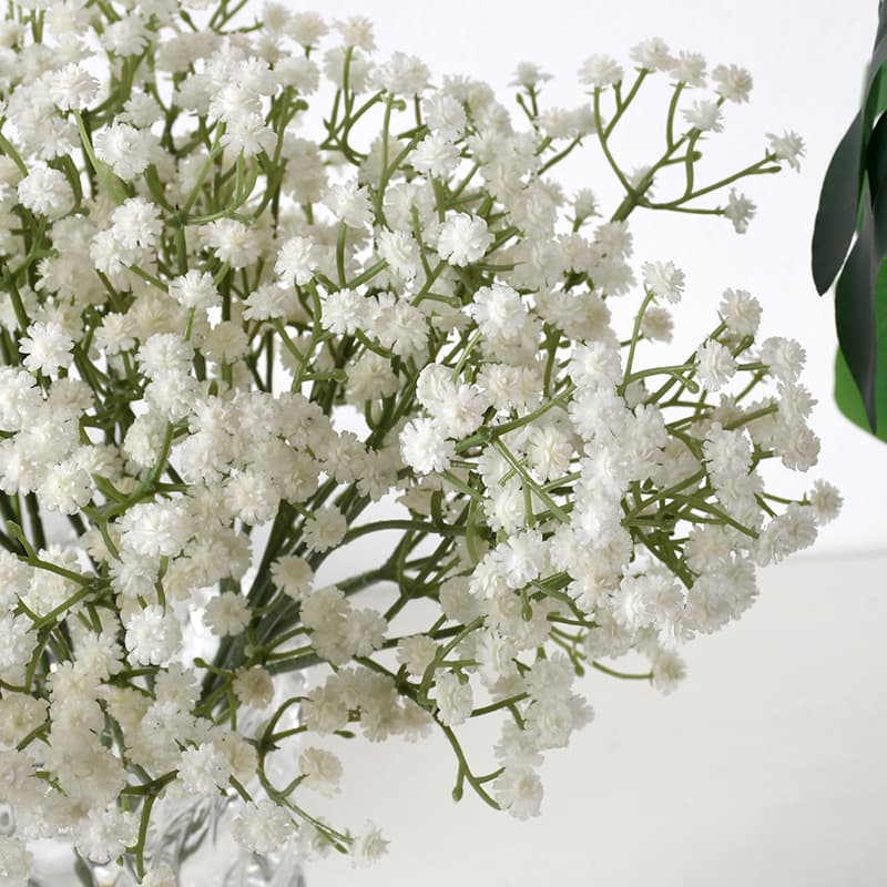 Simulated Baby's Breath 3-Branch Soft Touch Artificial Bouquet for Bride, Decoration, Photography Props, Living Room Faux Flowers, Cross-Border Artificial Flowers