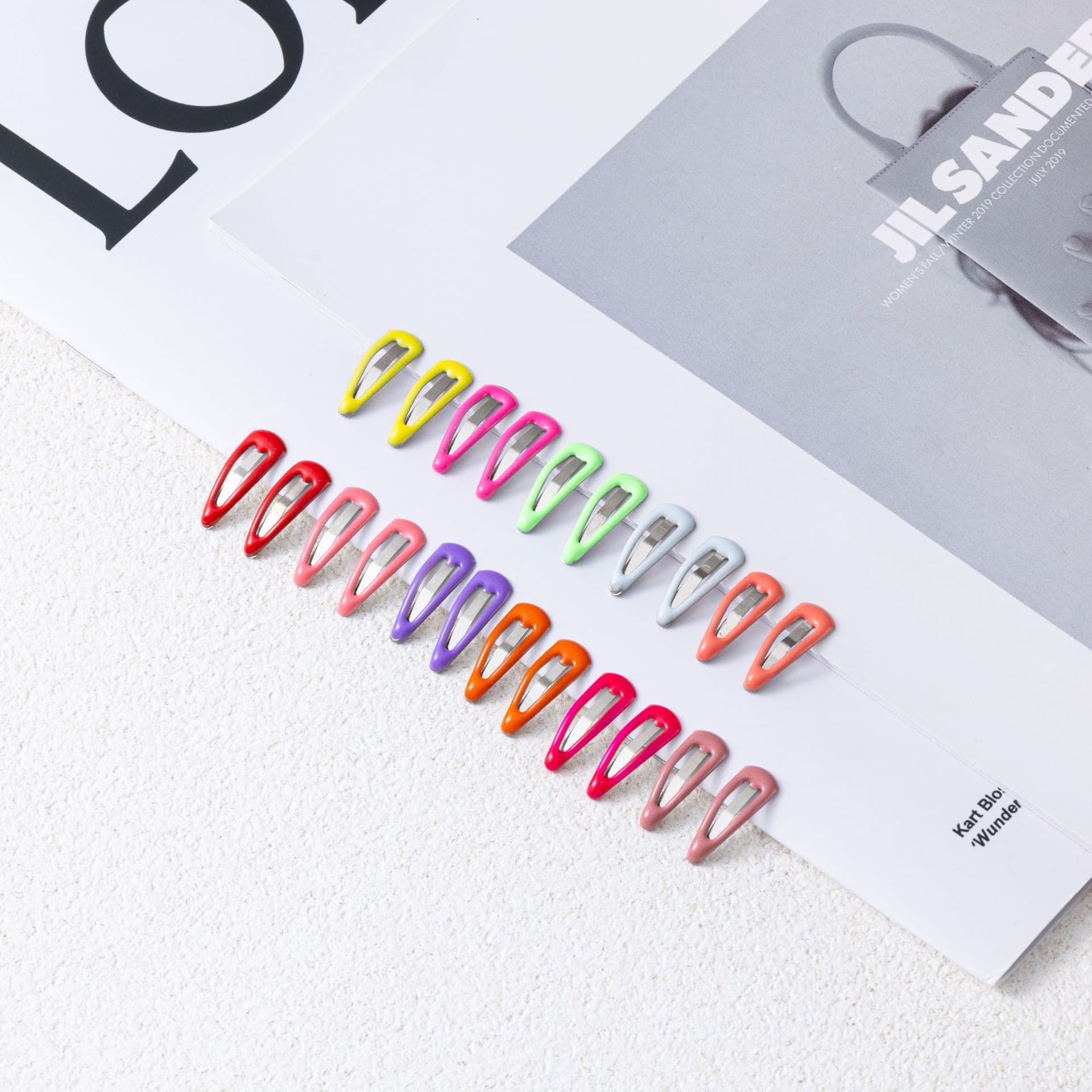 Korean style hot-selling cute mini BB clips, pet hair clips, dog hair clips, doll decorations, 2cm dripping oil drop clips