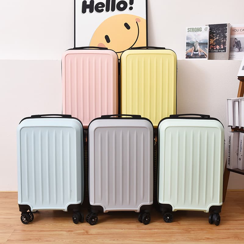 New leisure PP material suitcase 20-inch large capacity student adult combination lock trolley case fashionable travel bag