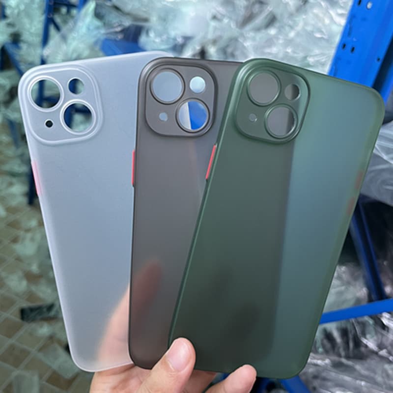 All-inclusive Low Price iPhone 14 Pro Button Phone Case Transparent Apple 13 Pro Max Hard Heat Dissipation Transparent PP Case