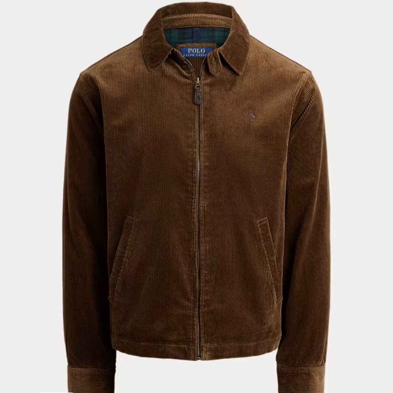 Cross-border R L Corduroy Jacket with Embroidery Vintage Jacket RL100373, In Stock, Scan Code Available