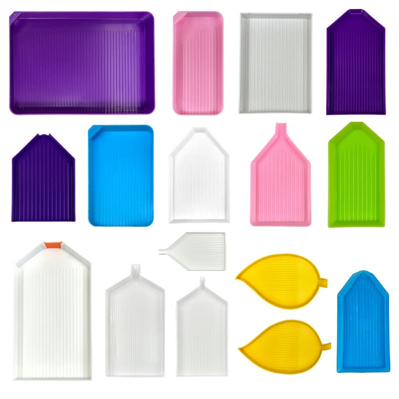 DIY Diamond Painting Tool Point Drill Tray Multifunctional Combination Funnel Sieve Drill Tray Pointed Large Tray Diamond Painting Drill Tray