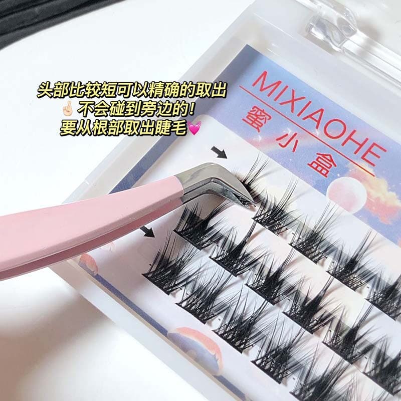 False Eyelash Tweezers Stainless Steel Eagle Grafting Tweezers Eyelash Curler Gold Feather Clip High Precision Eyelash Special