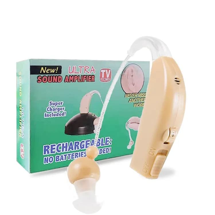 Base rechargeable hearing aids behind-the-ear cross-border English-only earphone sound amplifier