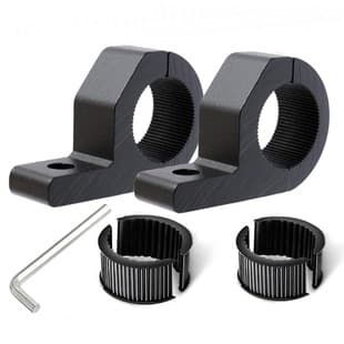 LED Light Bar Mounting Bracket Motorcycle Bumper Light Bracket Steel Tube Bracket Car Front Bumper Work Light Tube Clamp Bracket