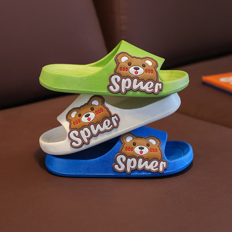 [Anti-slip Soft Sole] Adult Parent-child Slippers Summer Boys and Girls Indoor Bathroom Bath Cartoon Cute Home Shoes
