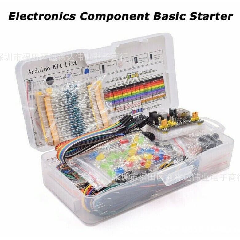 830-Point Breadboard for UNO R3 Component Kit Beginner Starter Kit Compatible with 2560 UNO