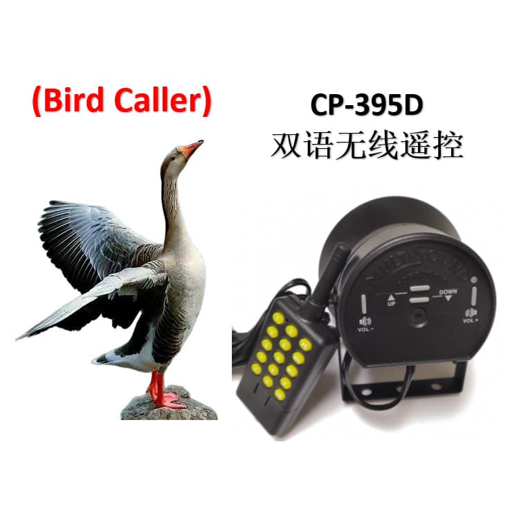 Wireless remote control bilingual outdoor electronic bird calling amplifier MP3 player animal calling bird caller