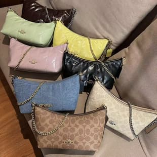 New Caitlin Crossbody Chain Shoulder Bag Crescent Moon Shape Women's Handbag