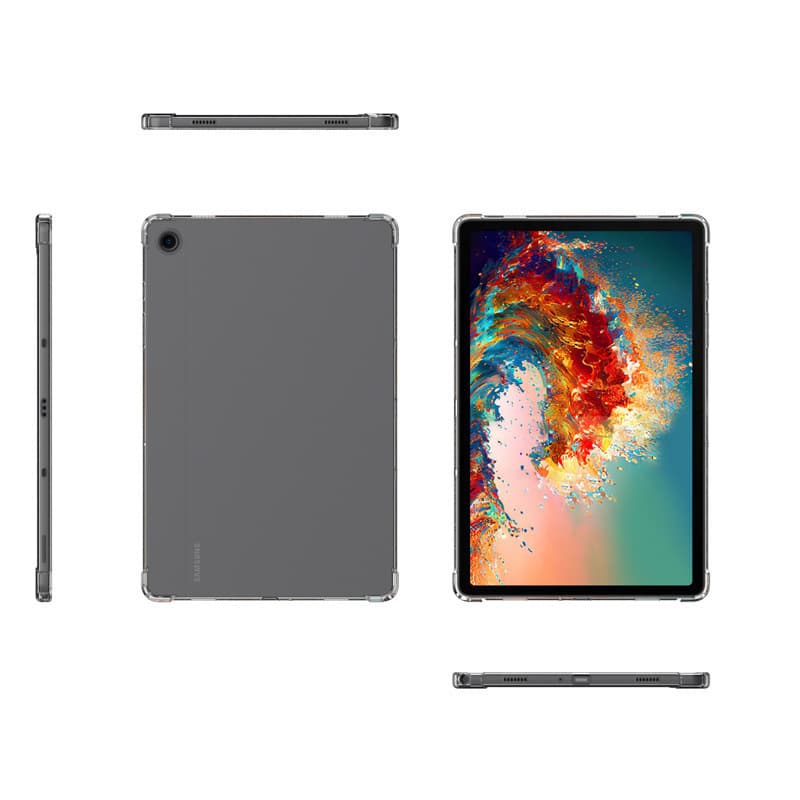 Suitable for SamsungA11Plus tablet protective cover A9 8.7 transparent TPU four-corner airbag anti-fall S10PLUS