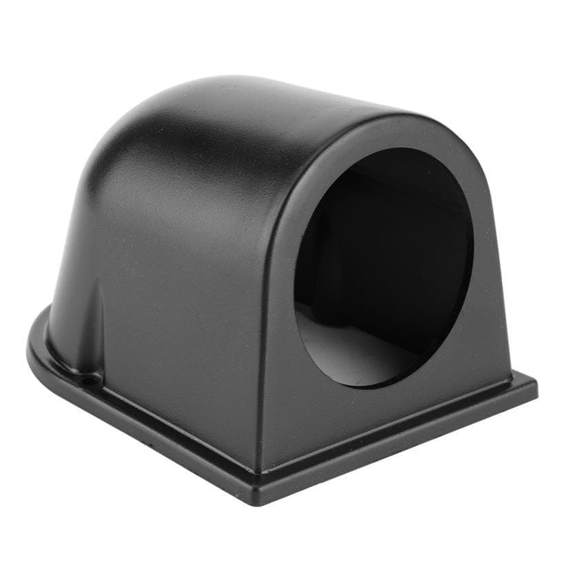 Car Gauge Pod 2-Inch 52mm Carbon Fiber Look Single Hole Dash Gauge Mount Black Gauge Pod