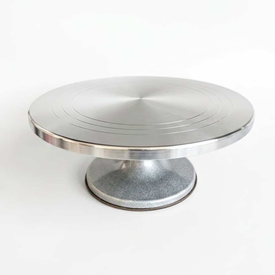 12-Inch Thickened Commercial Cake Turntable Decorating Stand Aluminum Alloy Rotating Icing Table Household Baking Tool