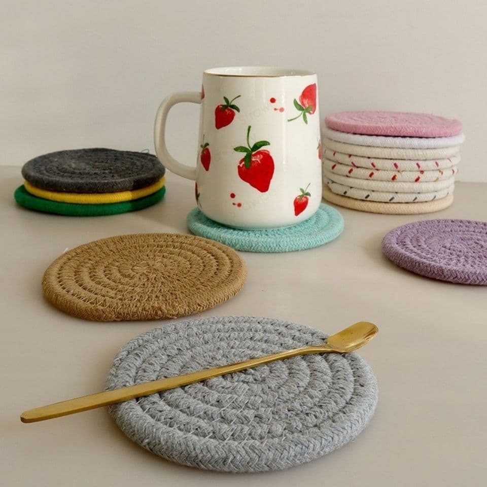 Heat Insulation Mat Table Mat Heat Resistant Dining Table Protector Creative New Style Insulation Mat Coaster Plate Mat Table Mat