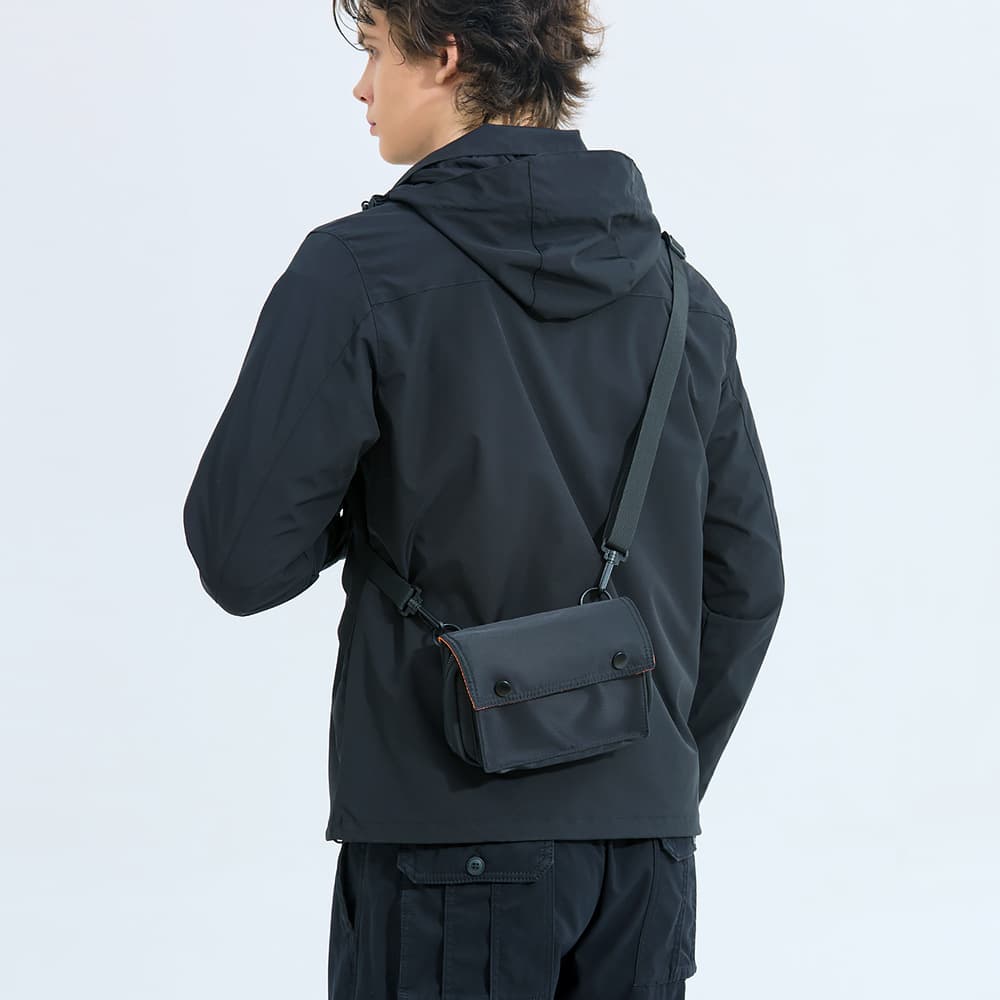 New Japanese Retro Crossbody Bag Men's Shoulder Bag Trendy Multi-functional Waist Bag Casual Messenger Bag