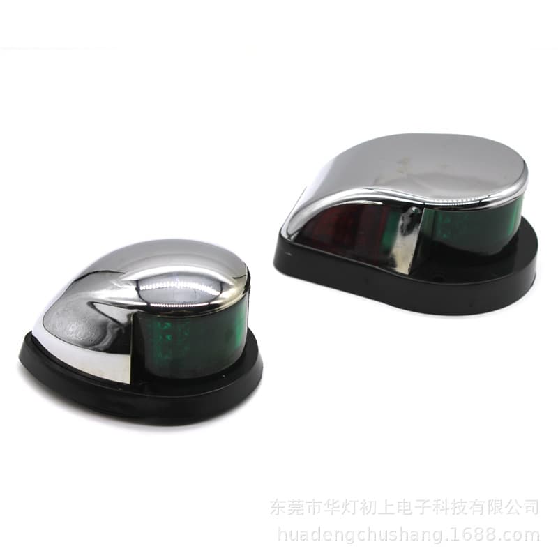 Best-selling DC12V Red and Green Navigation Light for Boats, Yacht Bow Light, Signal Indicator Light, Marine Lamp