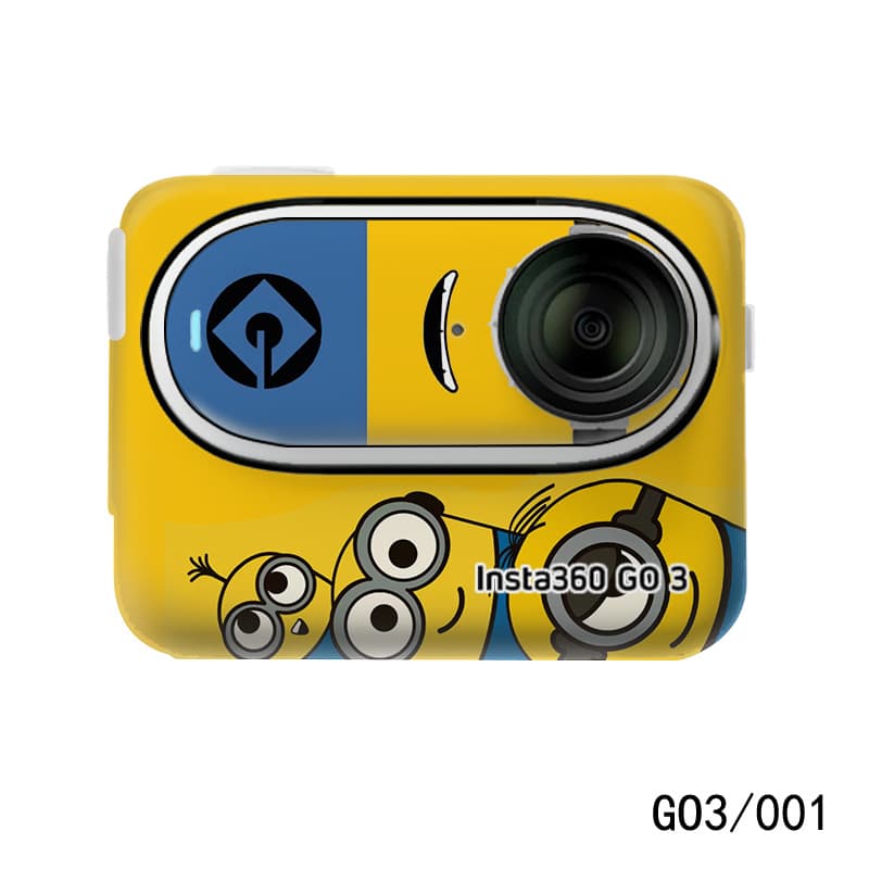 Insta360 GO3 Sticker YingShi GO3 Action Camera Protective Film Full Coverage Skin Color Sticker No Residue