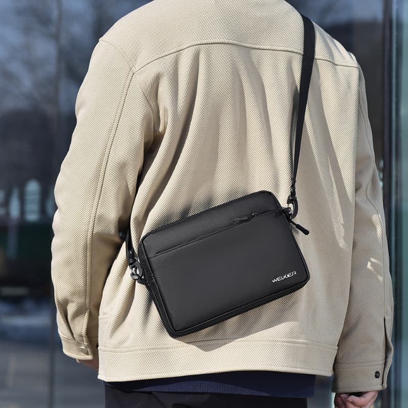 Cross-border new men's bag crossbody bag high-end outdoor multi-functional waterproof wear-resistant crossbody shoulder bag men's shoulder bag