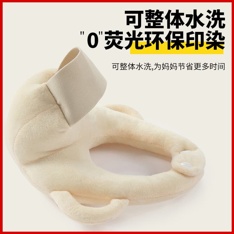 Hands-Free Nursing Pillow for Newborns, Baby Bottle Holder Support, Multi-Functional Feeding Cushion