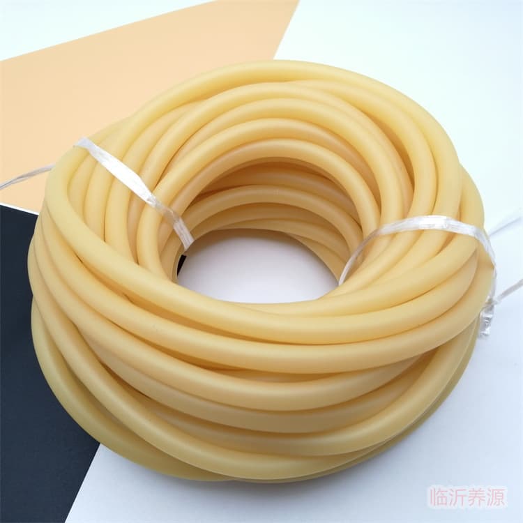 High-elasticity latex tubing, rubber hose slingshot band, hollow round rubber band, approximately 18m per bundle