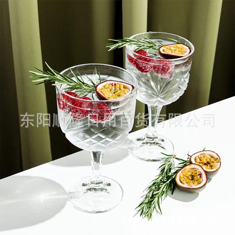 Foreign trade export Dublin crystal glass gin glass cocktail glass table decoration Trinity Gin