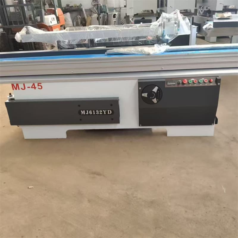 45-Degree Saw Blade Automatic Lifting Sawing Machine for Panel Cutting, 3-Meter Sliding Table, Linear Guide, High-Power Precision Vertical