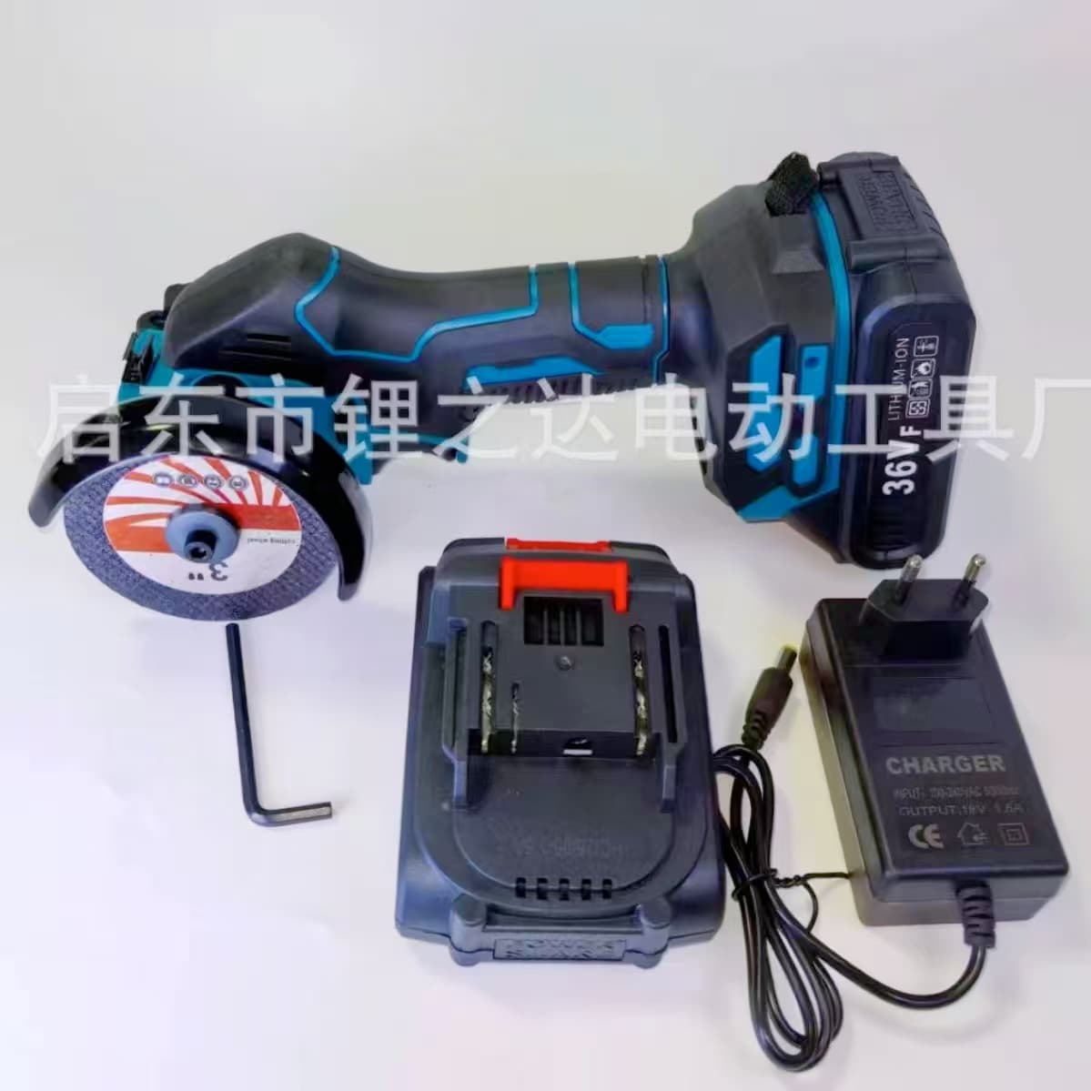 Cross-border 3-inch lithium-electric angle grinder, multi-functional Kitty Hawk saw, beautiful seam and corner cleaning machine, mini portable electric circular saw cutting machine