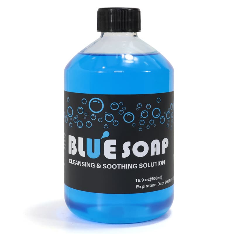 Tattoo Equipment Domestic Tattoo Blue Algae Blue Soap Tattoo Disinfectant Cleaning Solution Blue Algae 500ml 40ml Cleaning Supplies