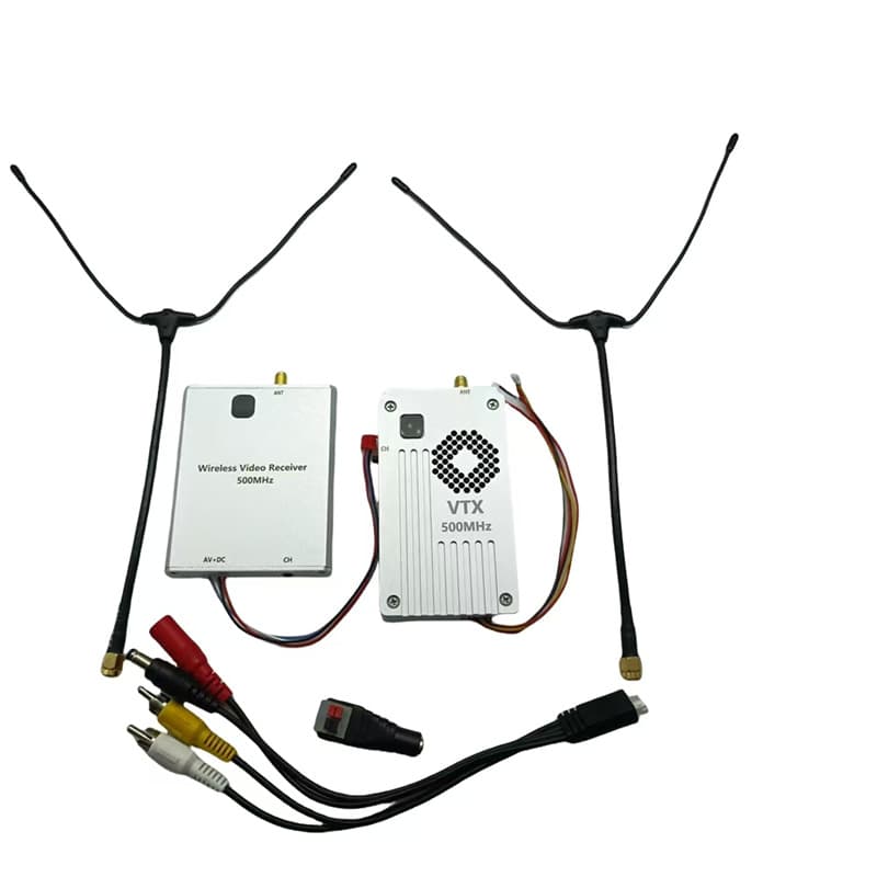500~600MHz 5W FPV Drone Ultra Long Range Wireless Video Transmitter Receiver 8 Channels