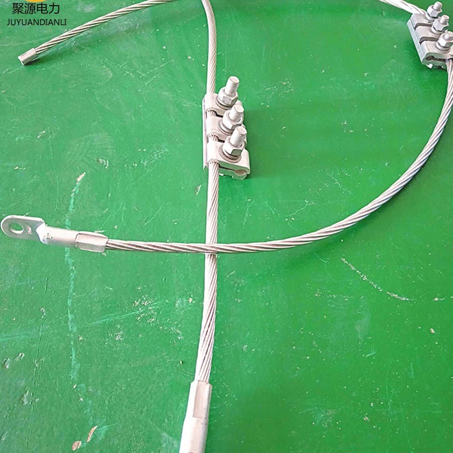 OPGW grounding wire grounding device, optical cable grounding wire 70, parallel trench clamp grounding terminal, optical fiber grounding hardware.