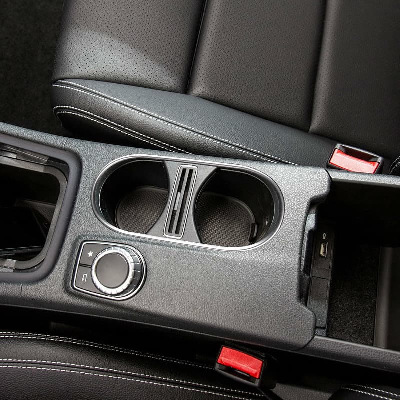 For Mercedes-Benz GLA CLA A-Class B-Class Interior Modification Cup Slot Trim Center Console Water Cup Holder Decorative Trim Strip