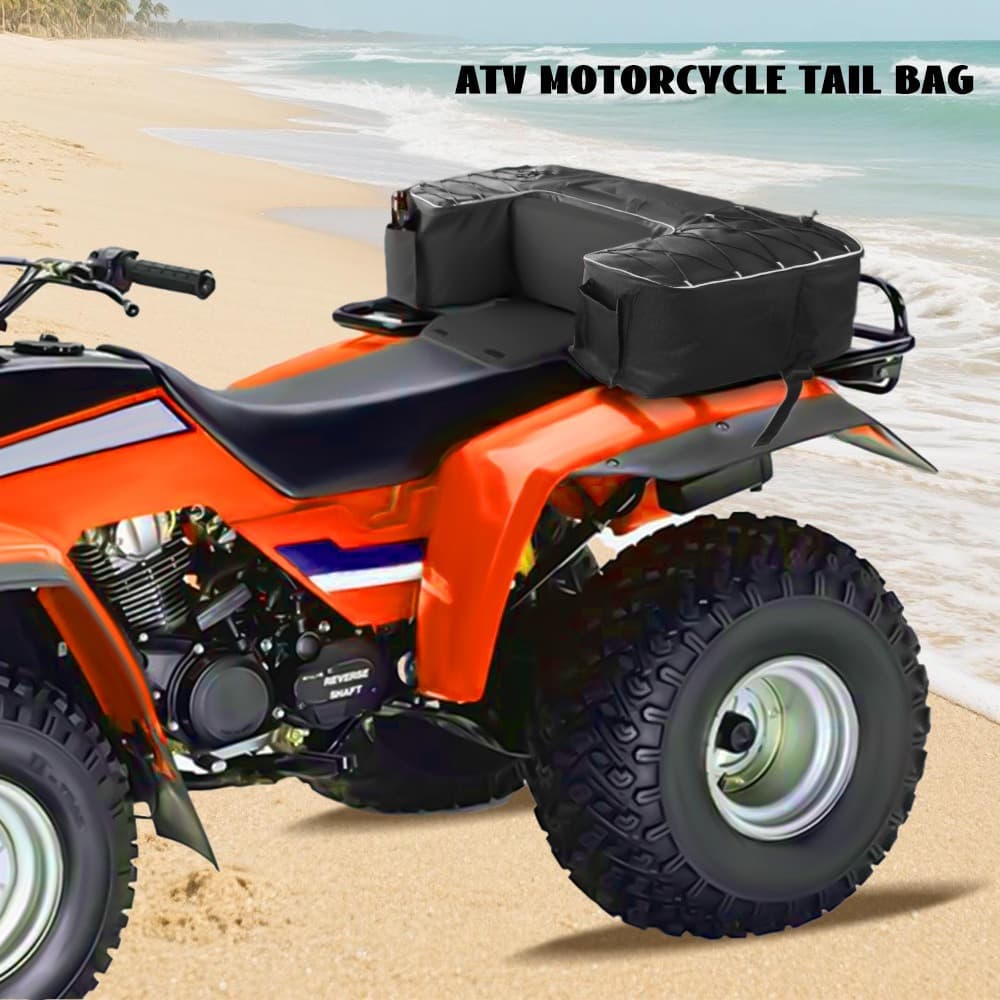 ATV Motorcycle Tail Bag Multi-Functional Storage Bag Waterproof Riding Luggage Outdoor Camping Gear Organizer Bag