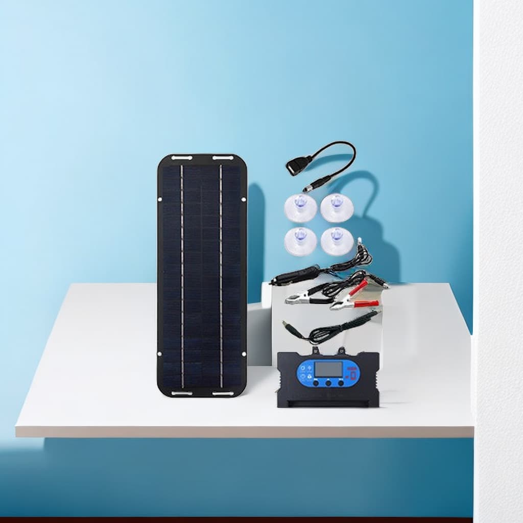 Flexible Solar Panel 6W 5V Outdoor Fast Charging TYPE-C Interface for Camping Hiking Portable Emergency Charging