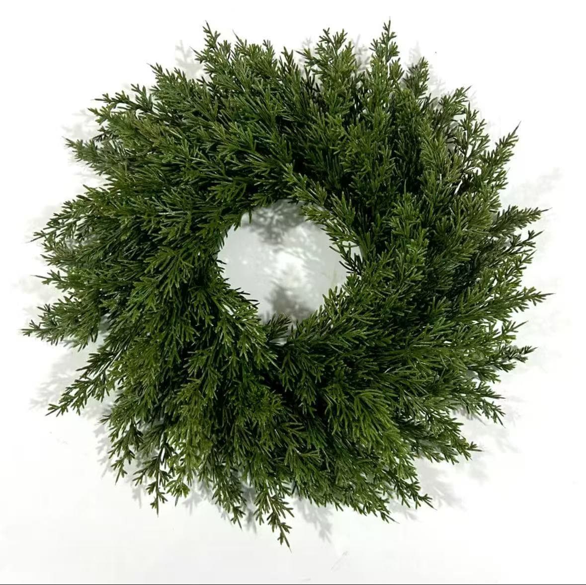 2025 cross-border hot style Christmas wreath rattan Christmas wreath decoration Christmas decoration wreath ornaments scene
