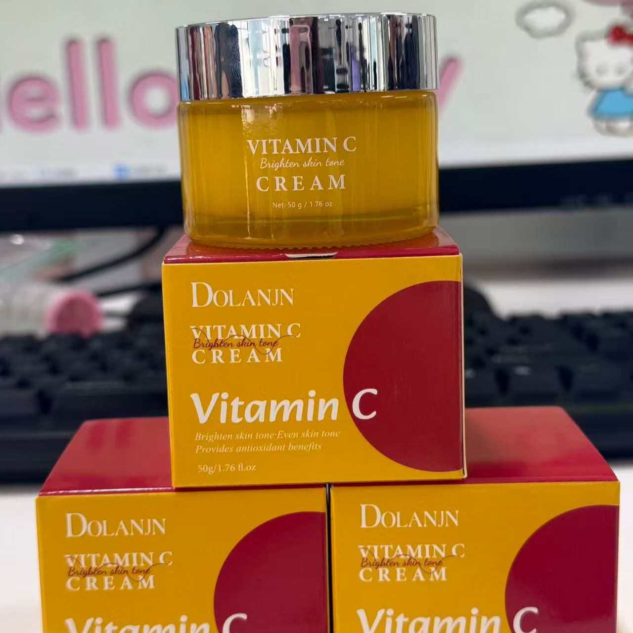 Cross-border Trade Vitamin C Cream with Niacinamide and TXA, Brightening Facial Moisturizer