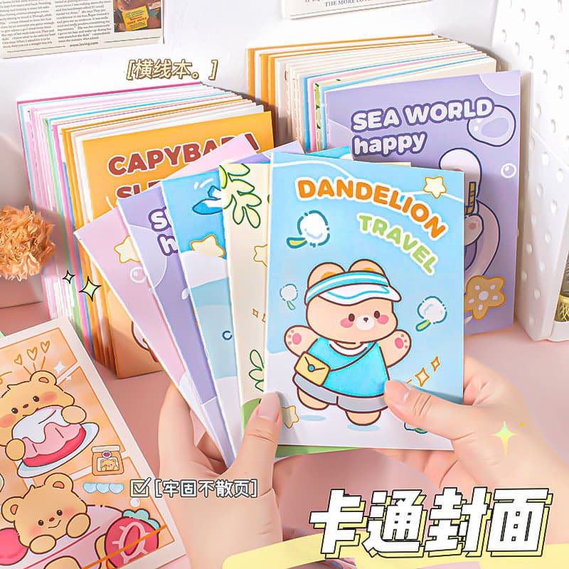 Cartoon A5 Notebook Primary School Student Notebook Reward Primary School Student Prize Car Line Book Gift One Piece Dropshipping