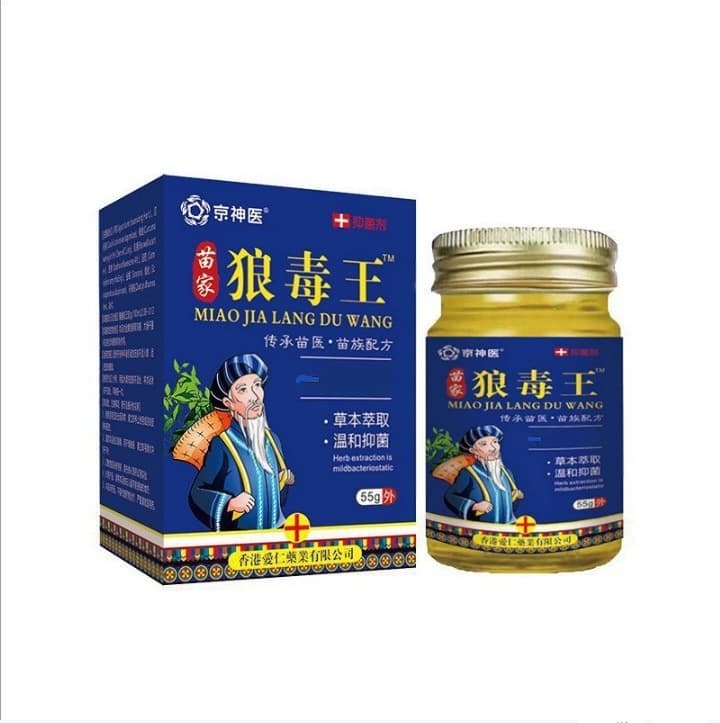 Miaojia Wolf Poison King anti-itch cream whole body anti-itch cream anti-bacterial cream Baicao cream herbal extract one piece delivery