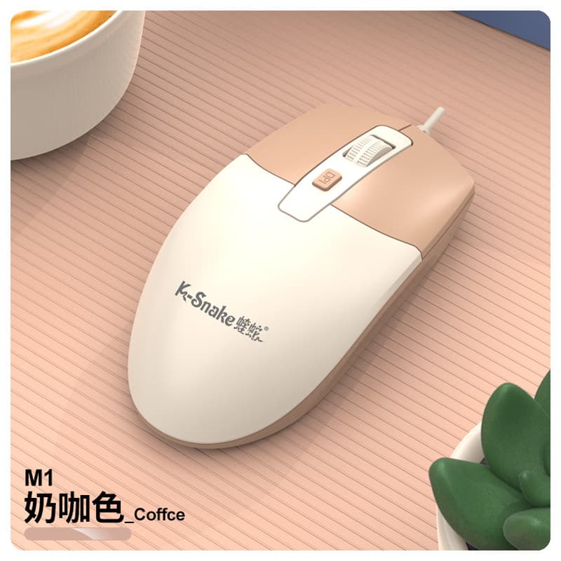 Viper M1 wired usb mouse color matching home office computer notebook beauty business girls game mouse