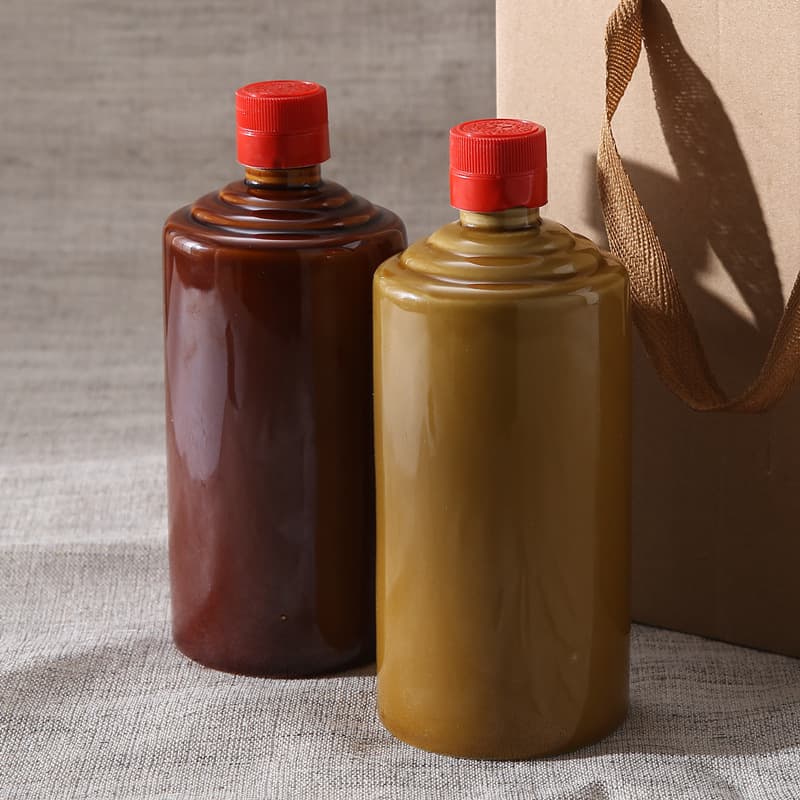 Chaozhou 1 jin ceramic liquor bottles, Mao-style bulk wine containers from Maotai town wholesale.