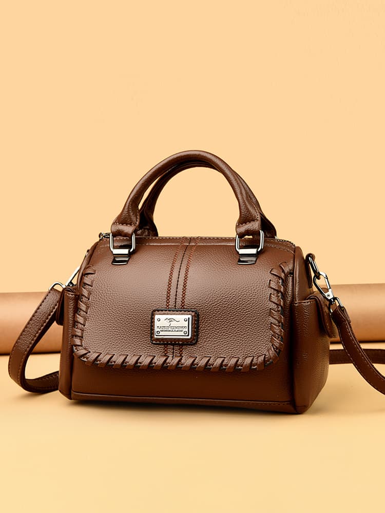 Large Capacity Women's Tote Bag, Versatile Shoulder and Crossbody Bag, Korean Style Niche Woven Handbag, Bowling Motorcycle Bag