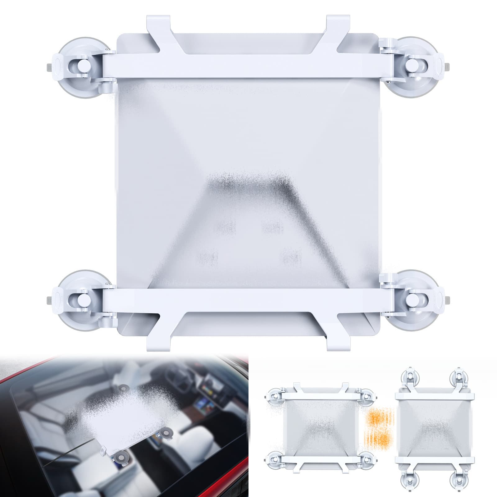Amazon Bestseller Xinlian Mini Car Suction Cup Mount Adjustable for Interior and Exterior with Logo Printing
