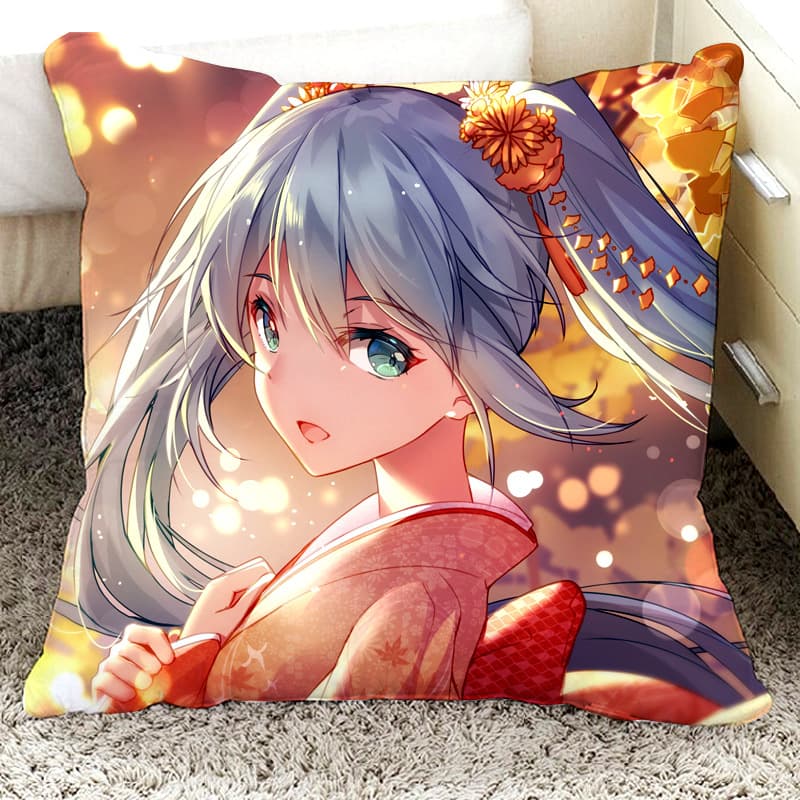 Hatsune Miku Body Pillow Anime Miku Futon Cushion DIY Custom Print Gift