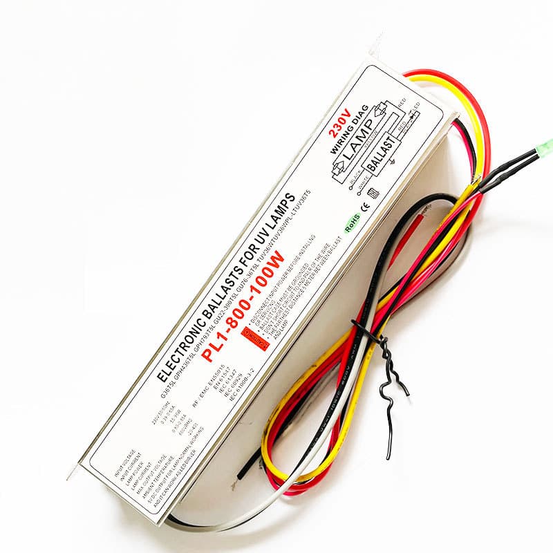 Manufacturer Wholesale Electronic Ballast PL1-800-100W for UV Sterilization Lamps