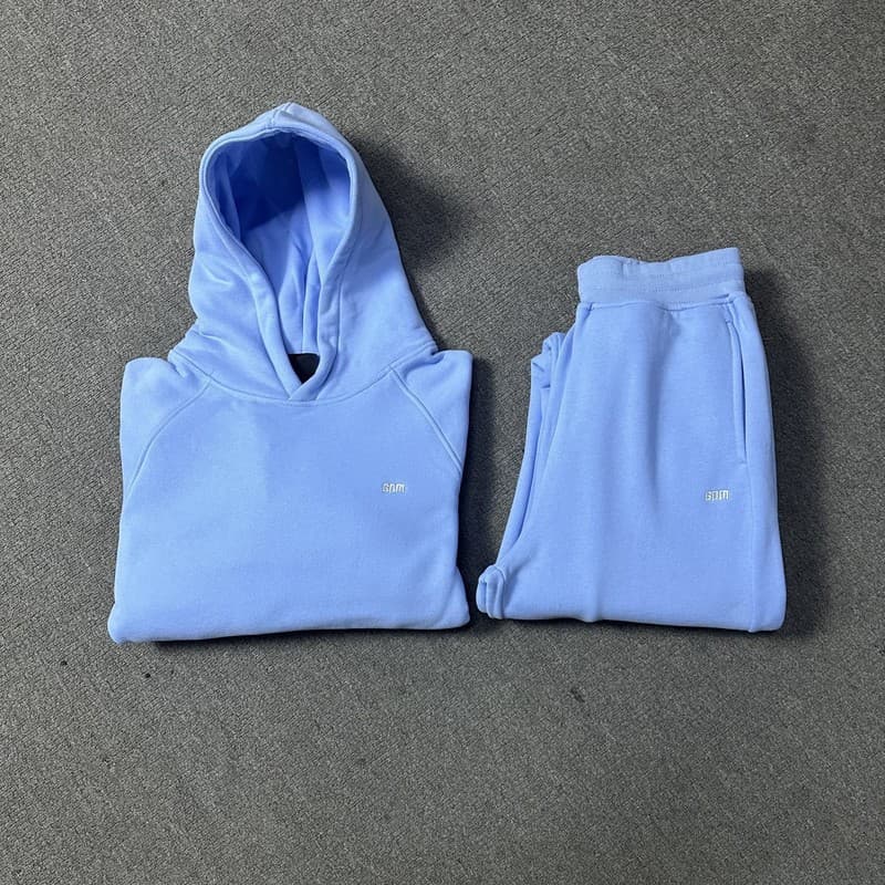 6PM New Cross-border American Street Hip-hop Pullover Hoodie and Long Sweatpants Men's Fashion Sports Set