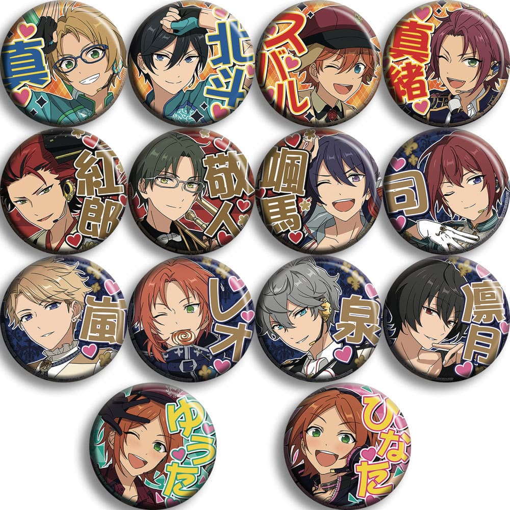 ES Ensemble Stars! Dream Live Badge Support Style Anime Pin 2D ACG Merch Knights Akatsuki Trickstar