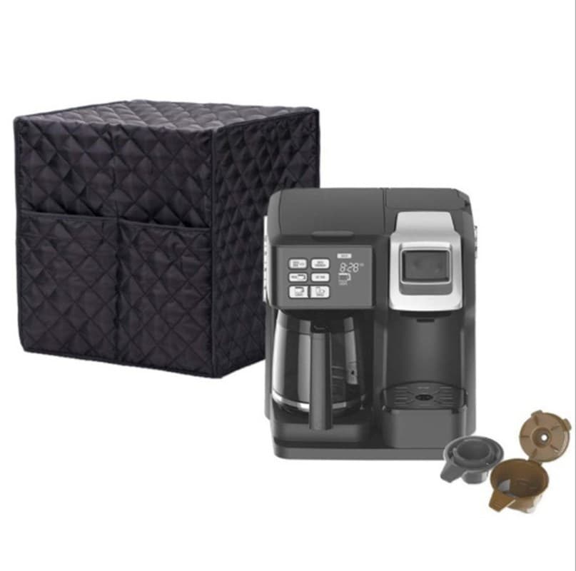 Dust cover, coffee machine dust cover, small kitchen appliance dust cover, double pocket vertical dust cover