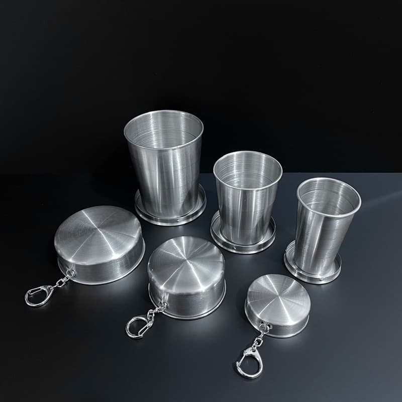 304 Stainless Steel Foldable Telescopic Water Cup, Portable Creative Travel and Business Water Cup Manufacturer Wholesale Direct Sales