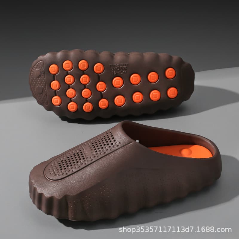 mind001 Men's EVA Breathable Clog Sandals Casual Shoes Anti-Slip Shock-Absorbing Massage Sole Lightweight Outdoor Shoes
